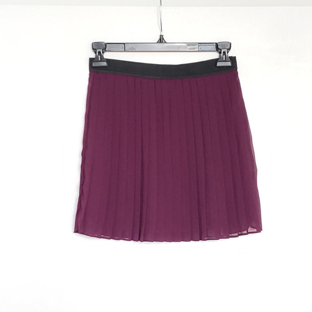 Forever 21 Pleated Accordian Mini Skirt